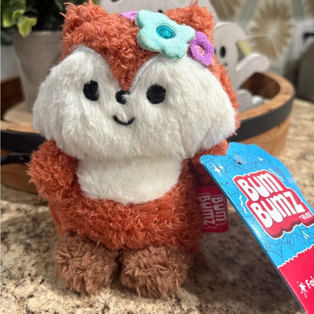 Russ‎ BumBumz Plush Toy - Brown and White Feather